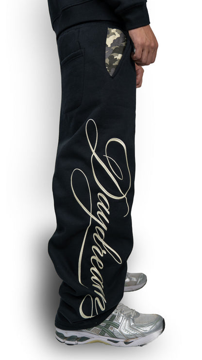 Black Camo Jogger